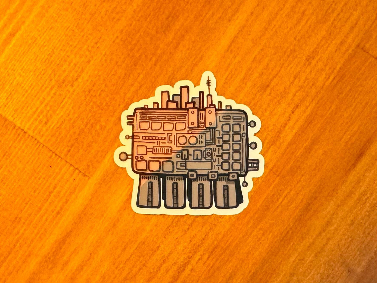 rain world iterator stickers! five pebbles + looks to the moon