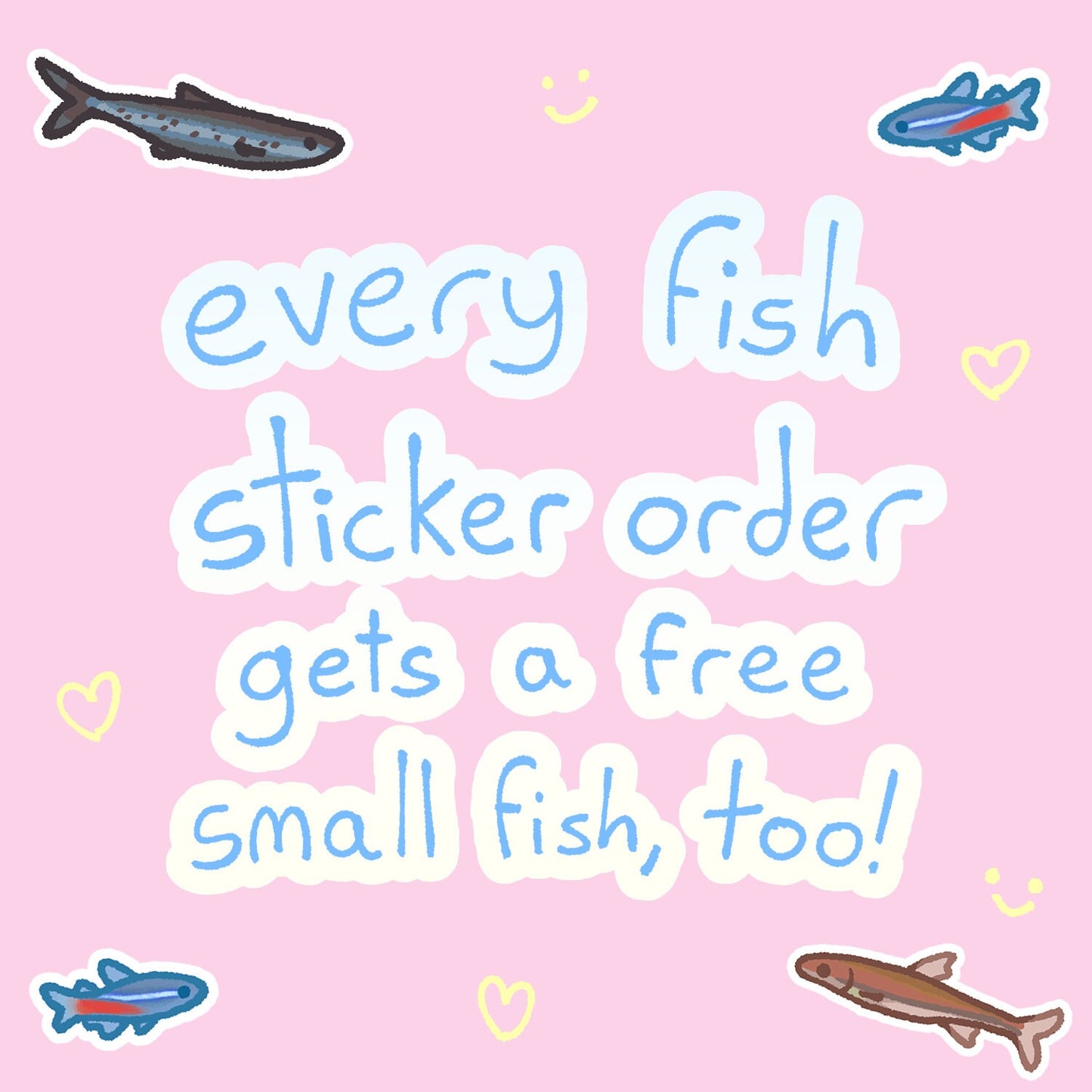 salmon stickers! sockeye fishy + more