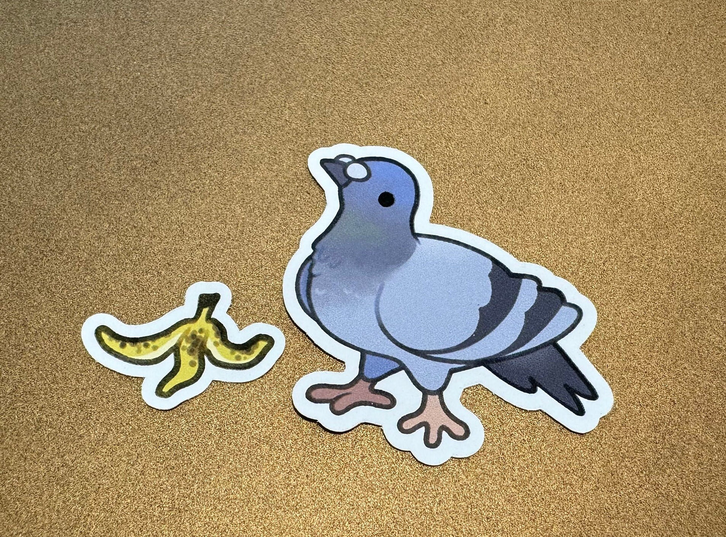 city bird stickers!! PIGEON+CROW+SPARROW